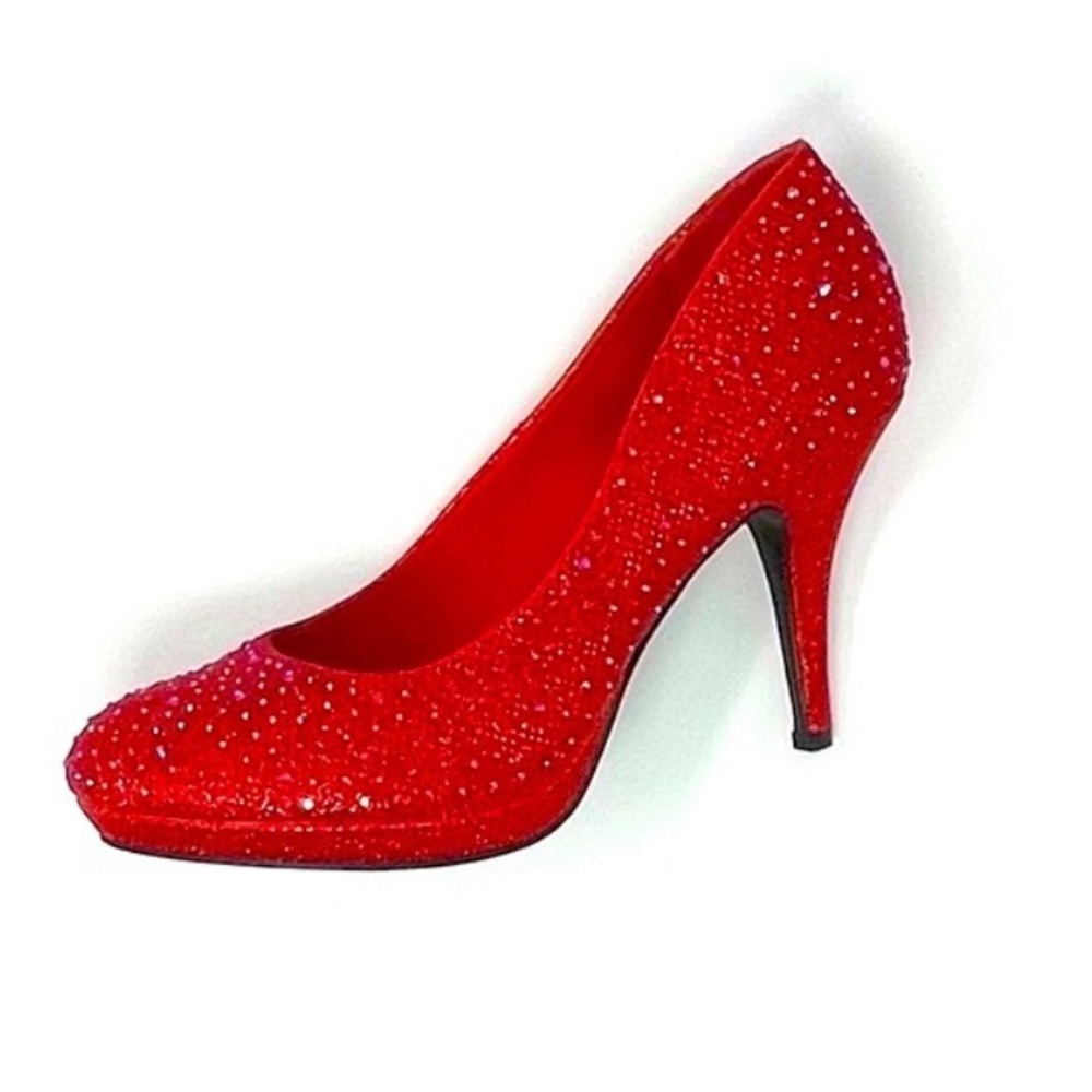 Silver slipper women’s shoes - size: 8